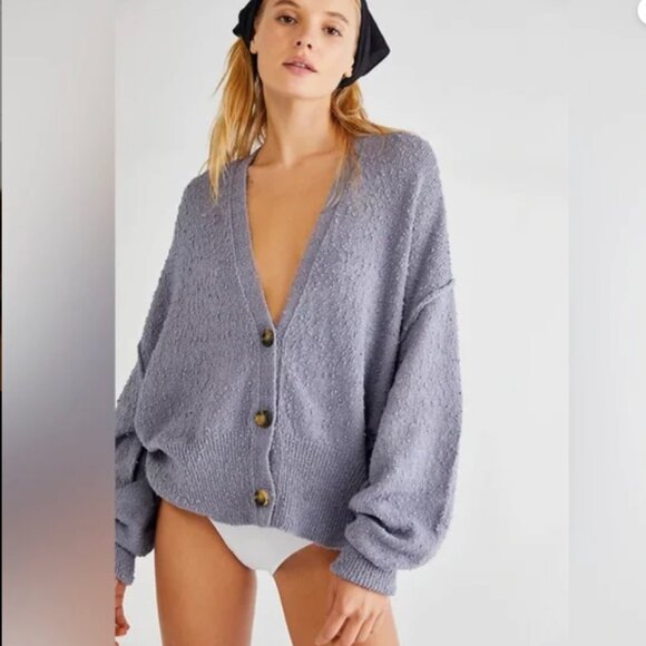 ✨ Free People Found My Friend Cardi | Size XS | Cozy Knit Button-Front Cardigan - Picture 3 of 5